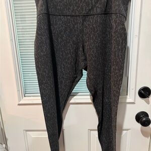 lululemon athletica Charcoal Subtle Print High-Rise Leggings